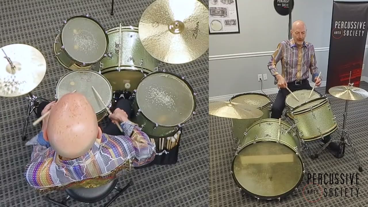 Steve Smith Improvisation: Uptempo to Half-Time on the PAS Billy Gladstone Drumset