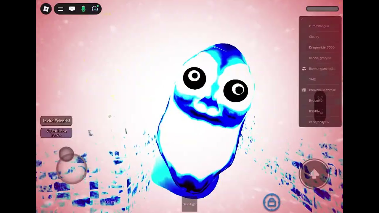 Playing Roblox nightmare run with my sister!