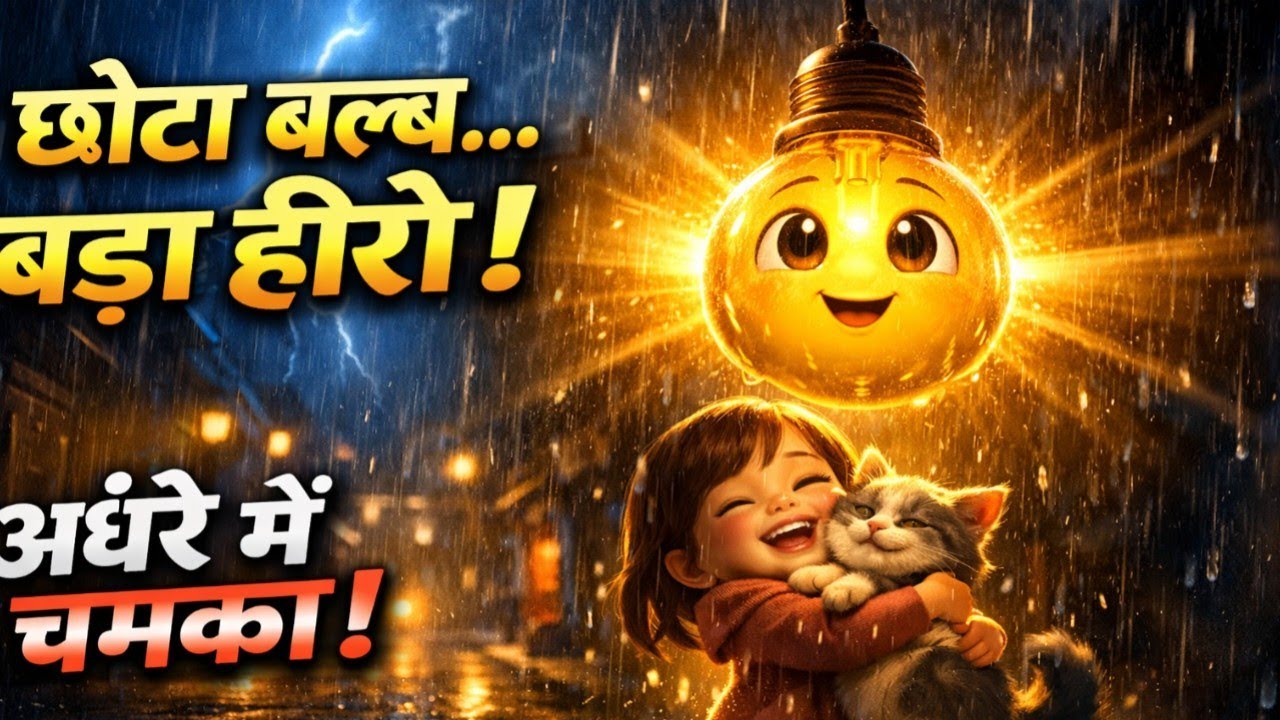 छोटा बल्ब बना हीरो! 💡 | एक छोटी रोशनी जिसने बदल दी किस्मत!