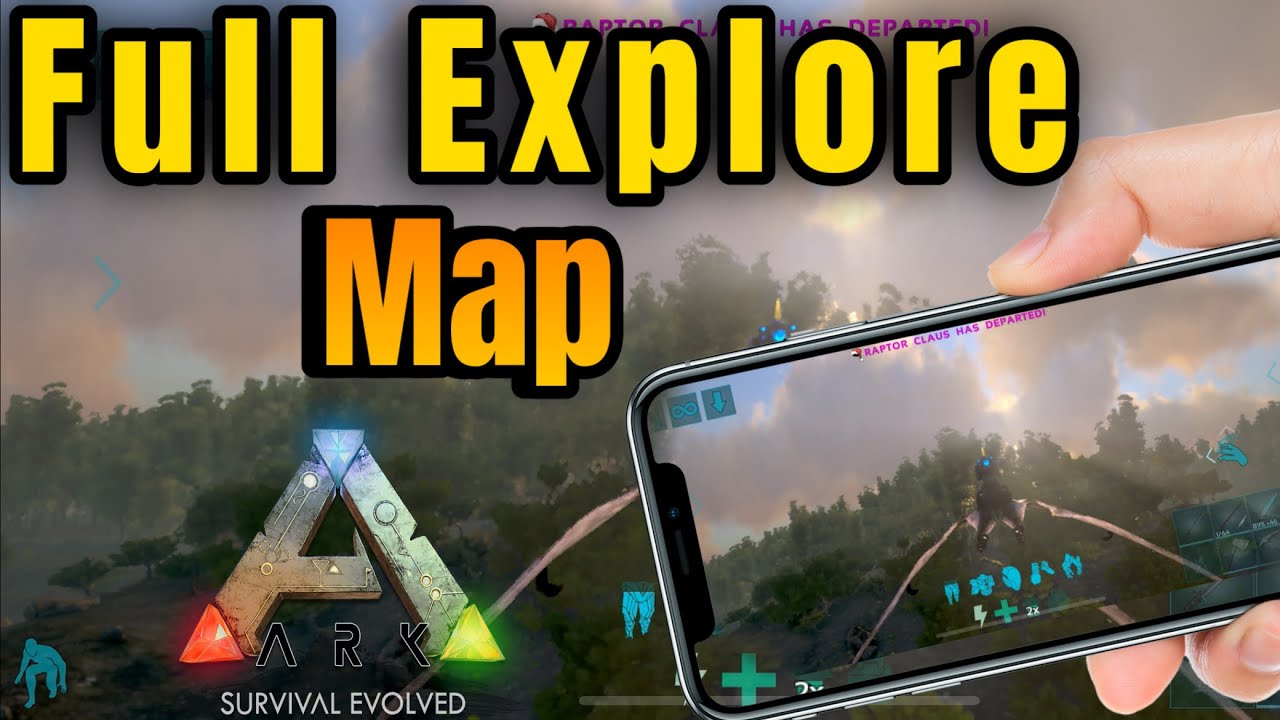 Ark Ultimate Mobile Edition | Full Explore Map | iPhone 14 | 60 FPS #arkultimatemobileedition