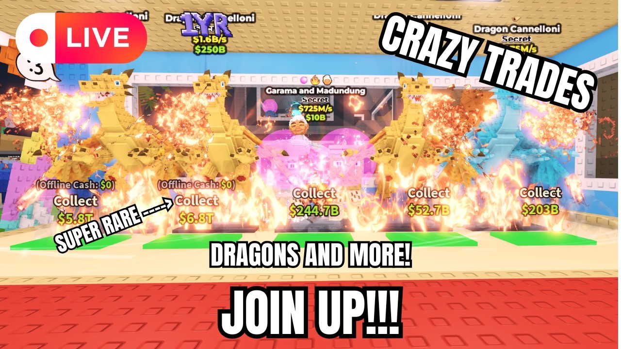 Steal a Brainrot Trading  (Live! 🔴) #live #sab #roblox
