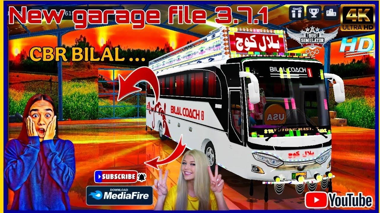 Bus Simulator Indonesia new super duper garage file we want 3.7.1 Link 🔗👇