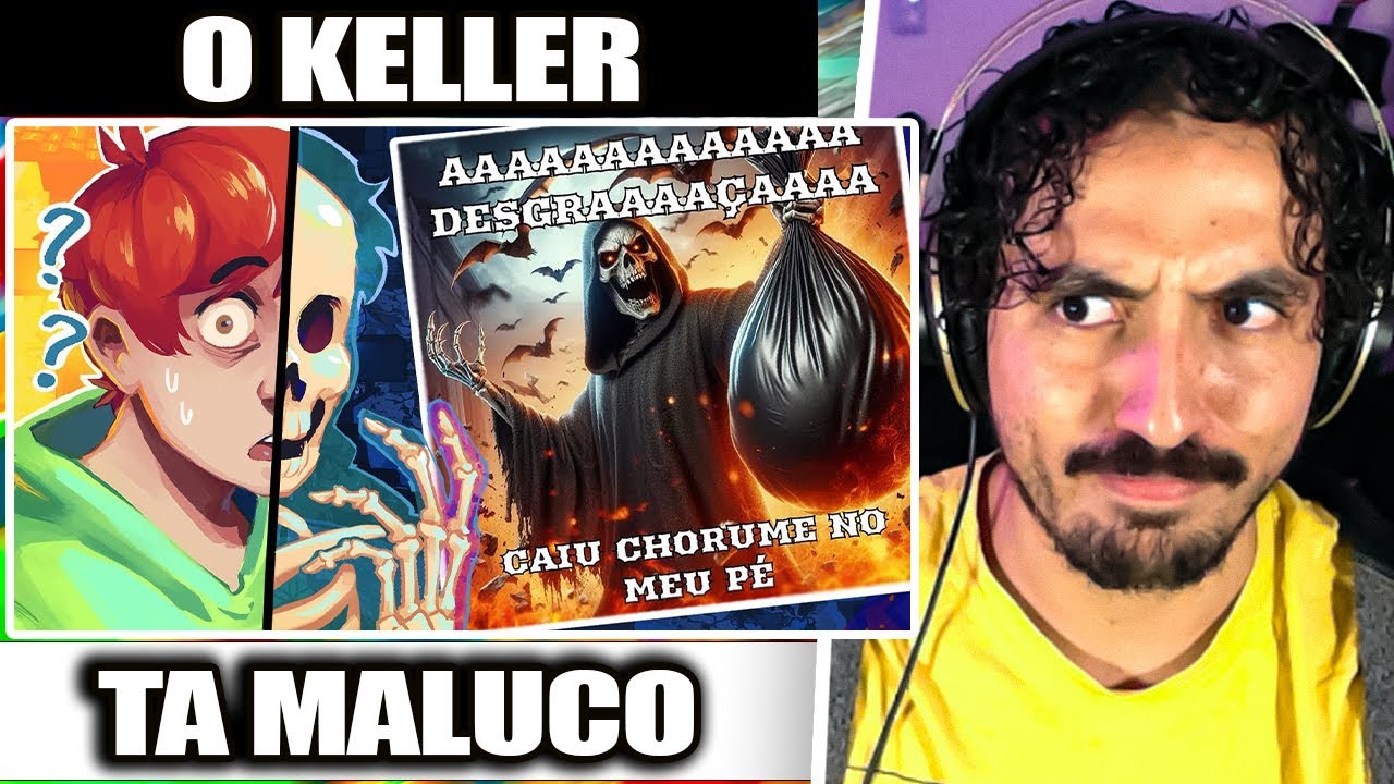 CAVEIRA 💀 (ft. Tiba e Keller) | Leozin React