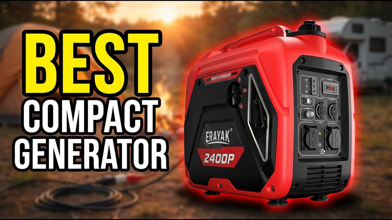 Best Compact Generator 2026: Top 6 Portable Power Solutions for Home & Outdoor Use