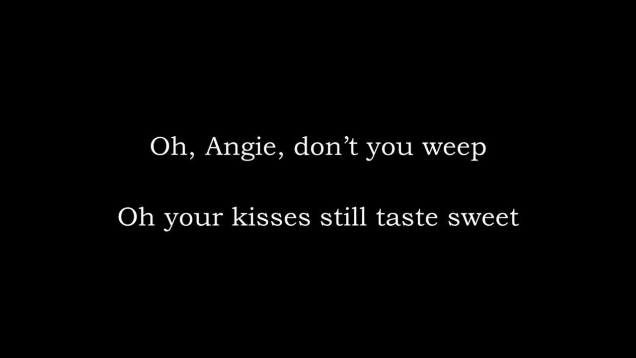 The Rolling Stones - Angie (Lyrics HD)