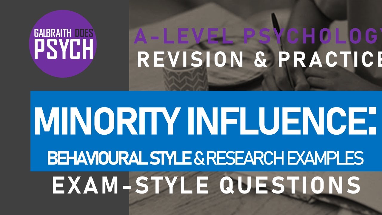 Minority Influence - Exam Questions & Revision - A-Level - AQA Psychology