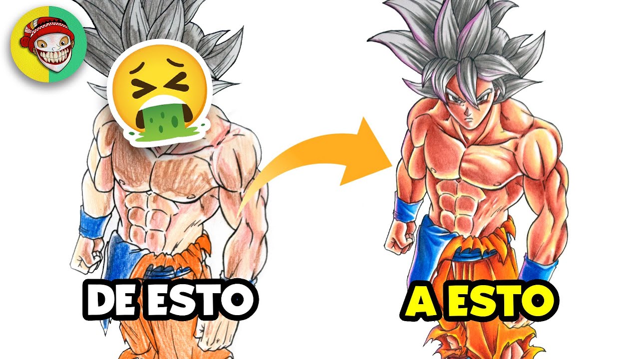 COMO PINTAR COMO UN PROFESIONAL | GOKU ULTRA INSTINTO
