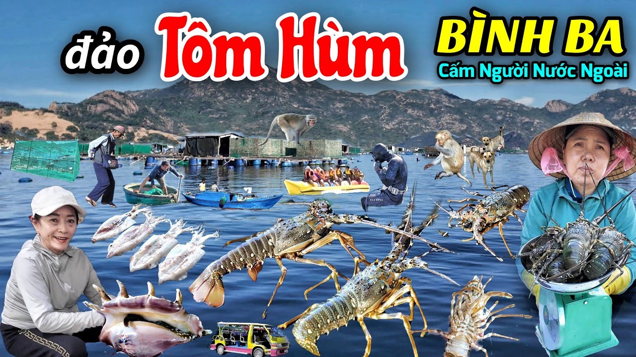 Khám phá hòn đảo Tôm Hùm - Đảo Bình Ba cấm người nước ngoài đến.