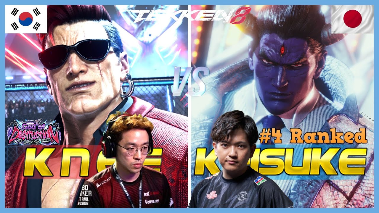Tekken 8 ▰ KNEE (Bryan) Vs KEISUKE (#4 Ranked Kazuya) ▰ High Level Gameplay