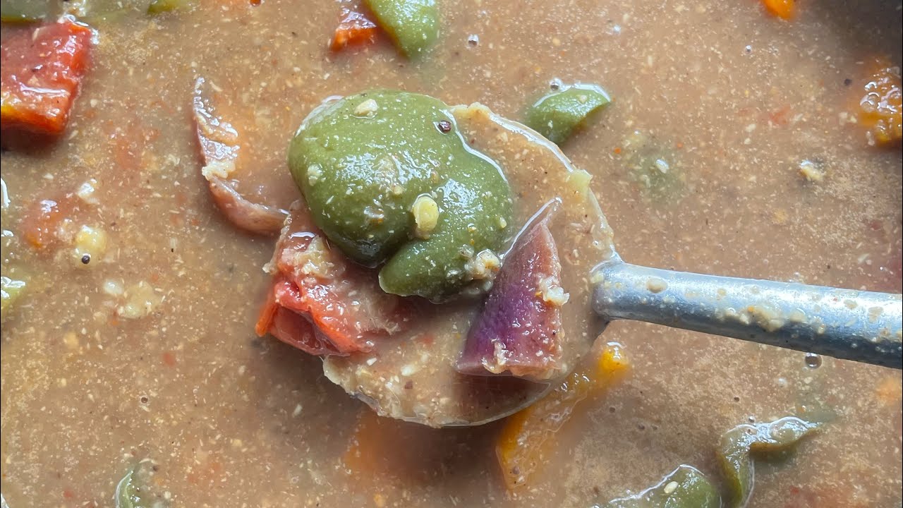 Arachuvitta Sambar | Mixed vegetables lentil stew