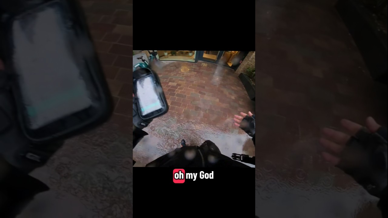 delivering during a flood..