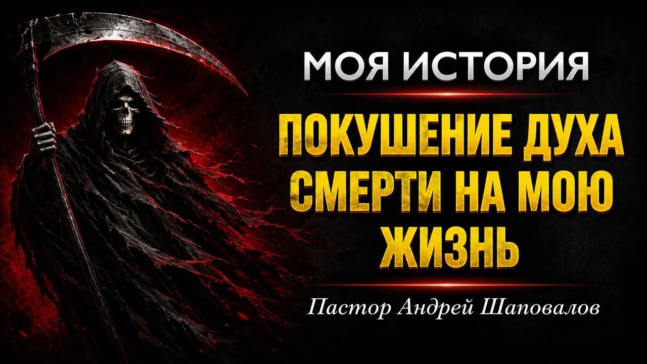 «Покушение духа смерти на мою жизнь» (Моя история) Пастор Андрей Шаповалов