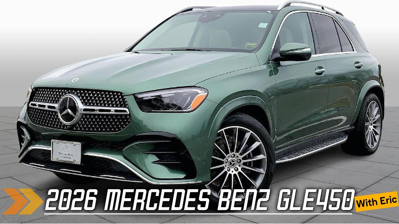 2026 Mercedes GLE 450 Review: Manufaktur Ireland Mid Green is STUNNING!