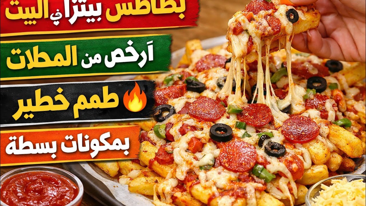 طريقة البيتزا في البيت بطعم المطاعم ووفري نص فلوسك وفرحي ولادك