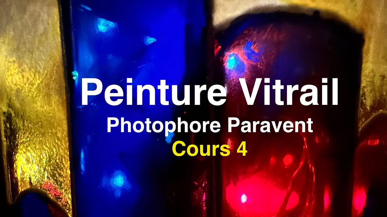 Peinture vitrail : Réussir de beaux dégradés (méthode simple)