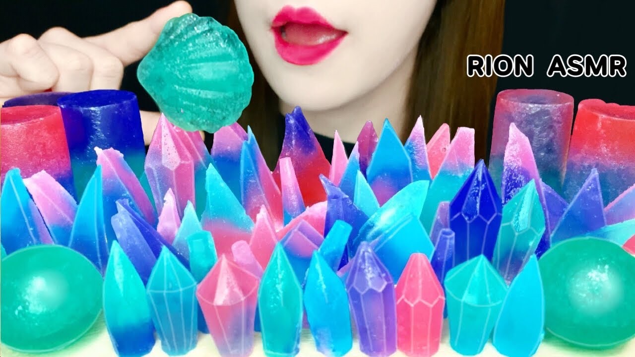【ASMR】【咀嚼音 】琥珀糖*食べれる宝石*KOHAKUTO*EDIBLE JEWELRY* 코하쿠토*JEWELCANDY　먹방 食べる音 EATINGSOUNDS NOTALKING
