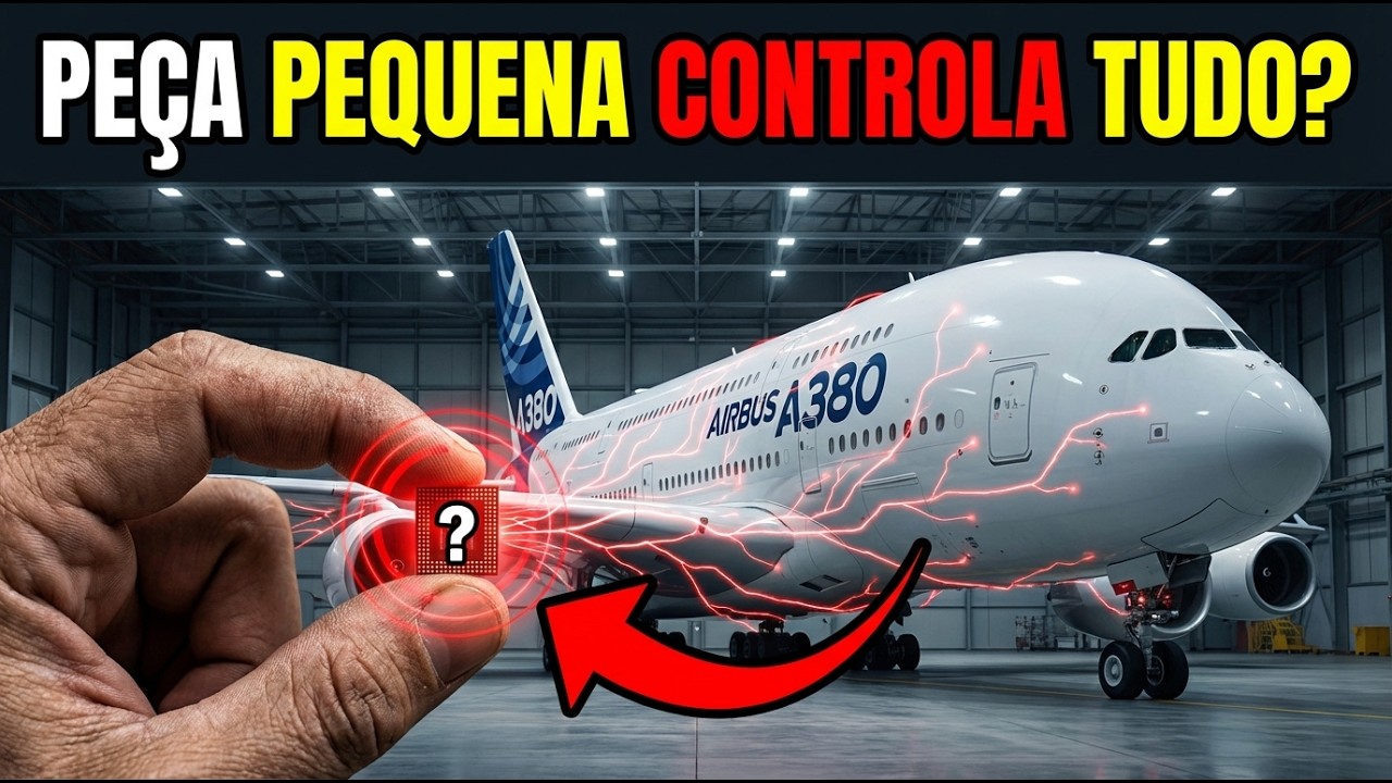 Por que peças TÃO PEQUENAS controlam aviões TÃO GRANDES?