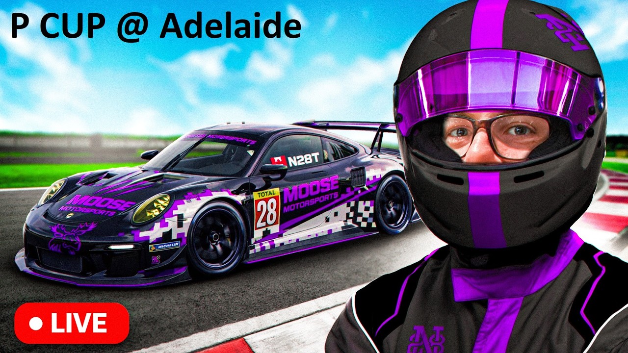 🚨 Learning Porsche CUP at ADELAIDE (iR: 1,500) 🚨 | NOOB to PRO Day 11 | NICK28T iRacing