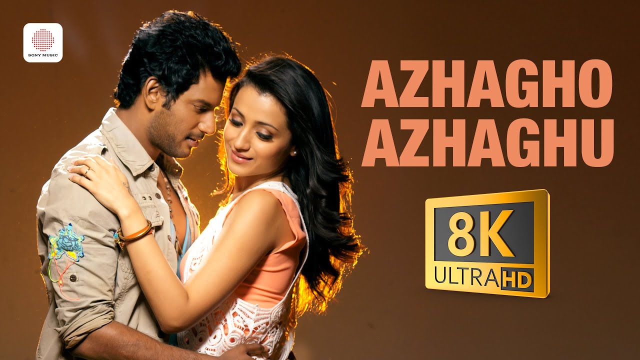 Azhagho Azhaghu 8K/4K Video Song | Samar | Vishal, Trisha | Yuvanshankar Raja