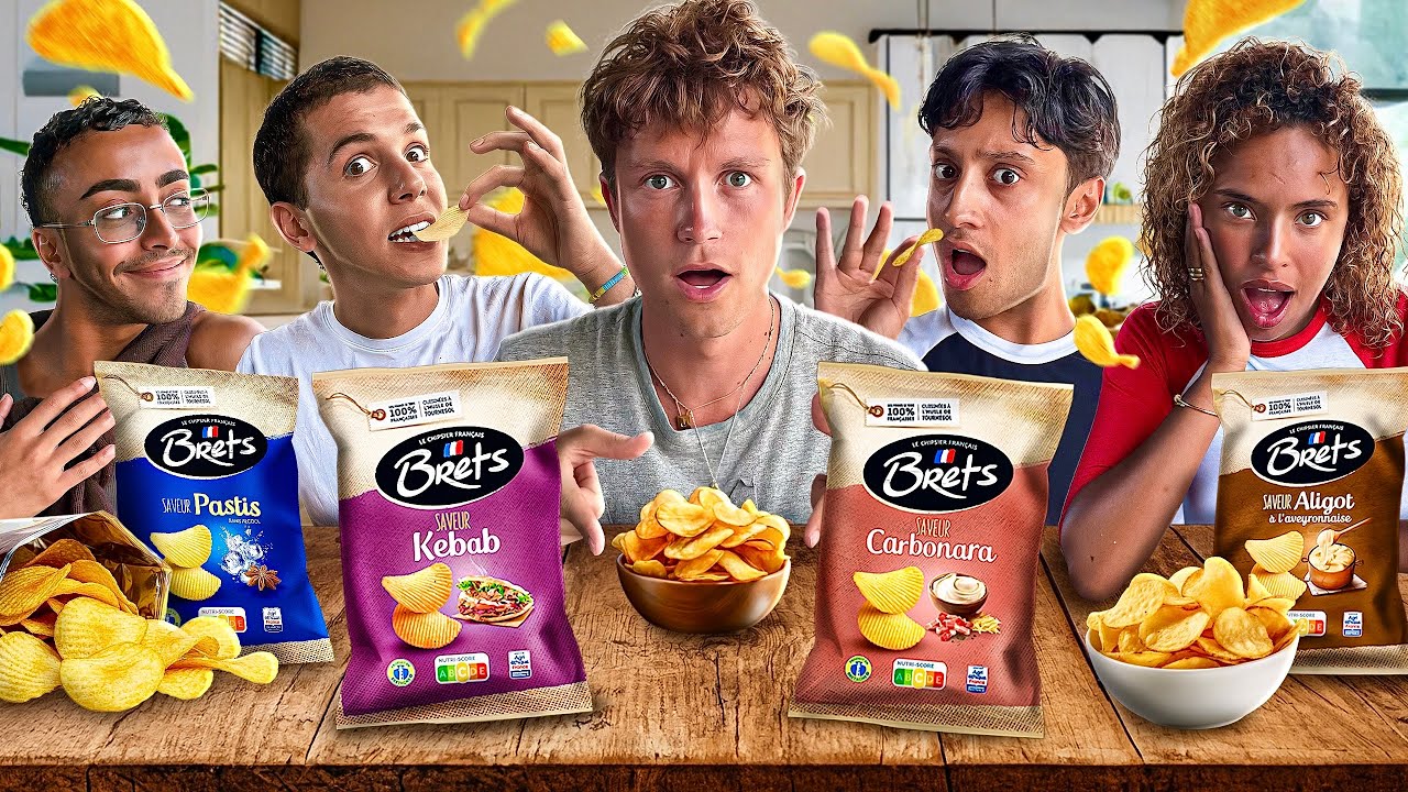 QUI DEVINERA LES GOÛTS IMPROBABLES DES CHIPS ?(ft. Bilal, Paola, Sparkdise & Sulivan)