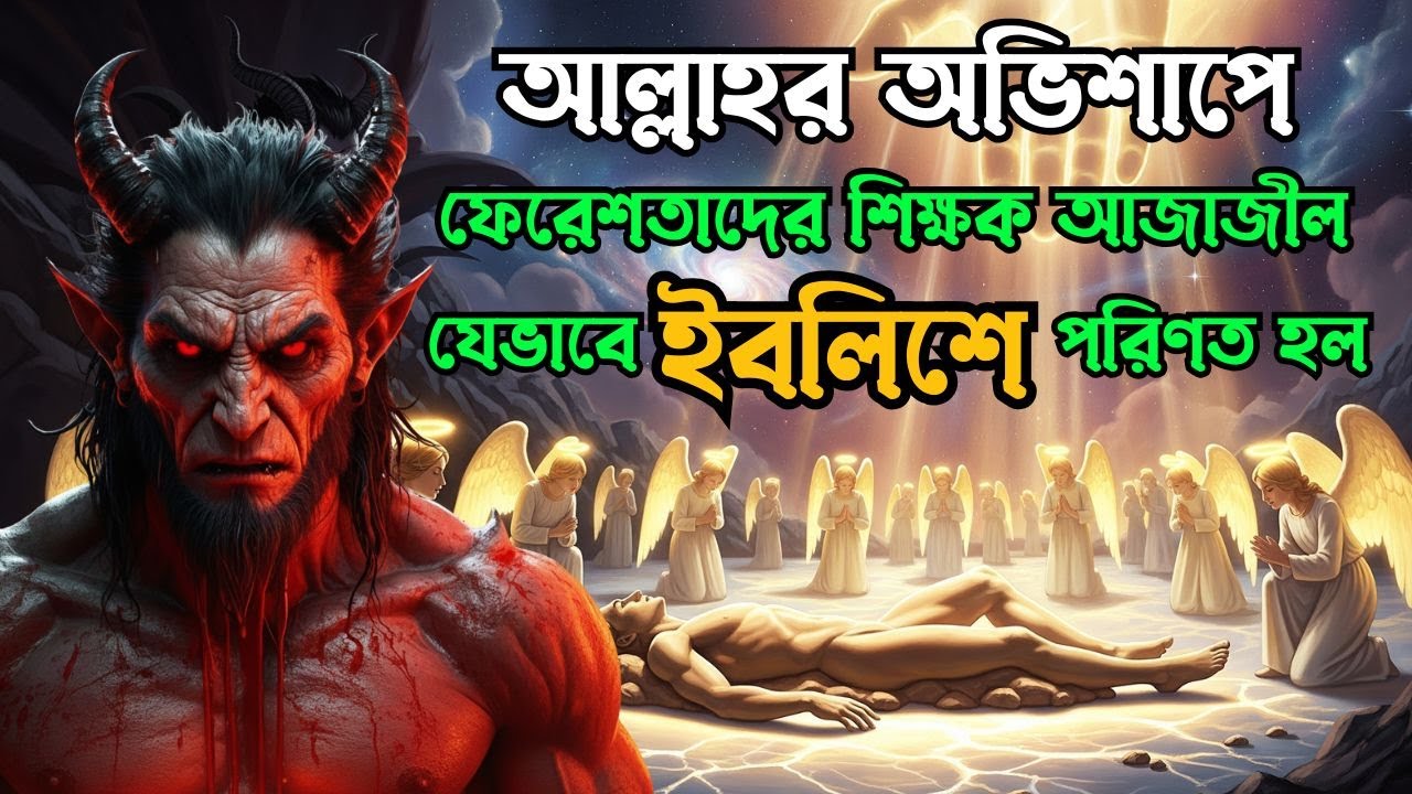 কেন আল্লাহর প্রিয় আজাজীল ইবলিশে পরিণত হল | ইসলামিক কাহিনী ,ইসলামিক গল্প #islamicstorybangla #iblis
