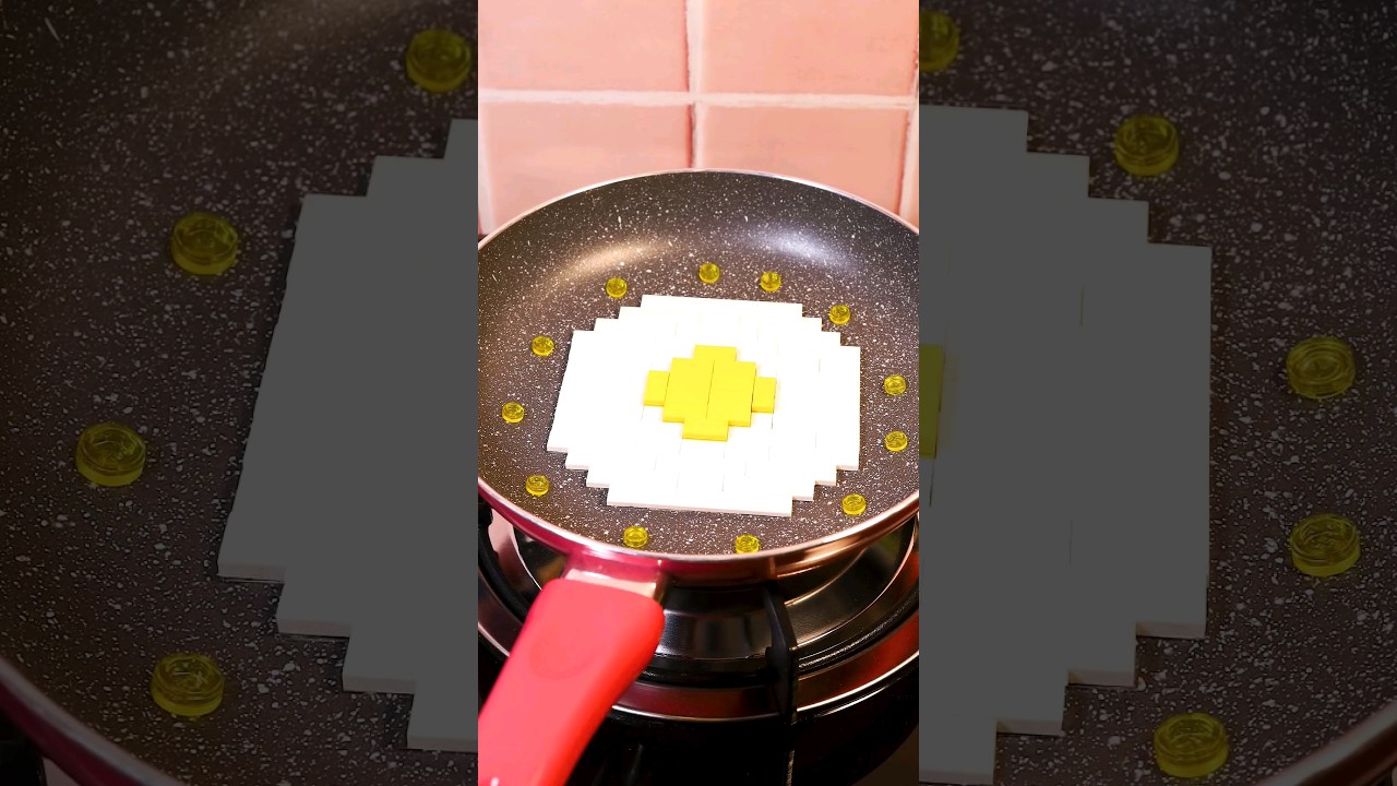 Fried Egg 🍳 LEGO Stop-Motion 📸