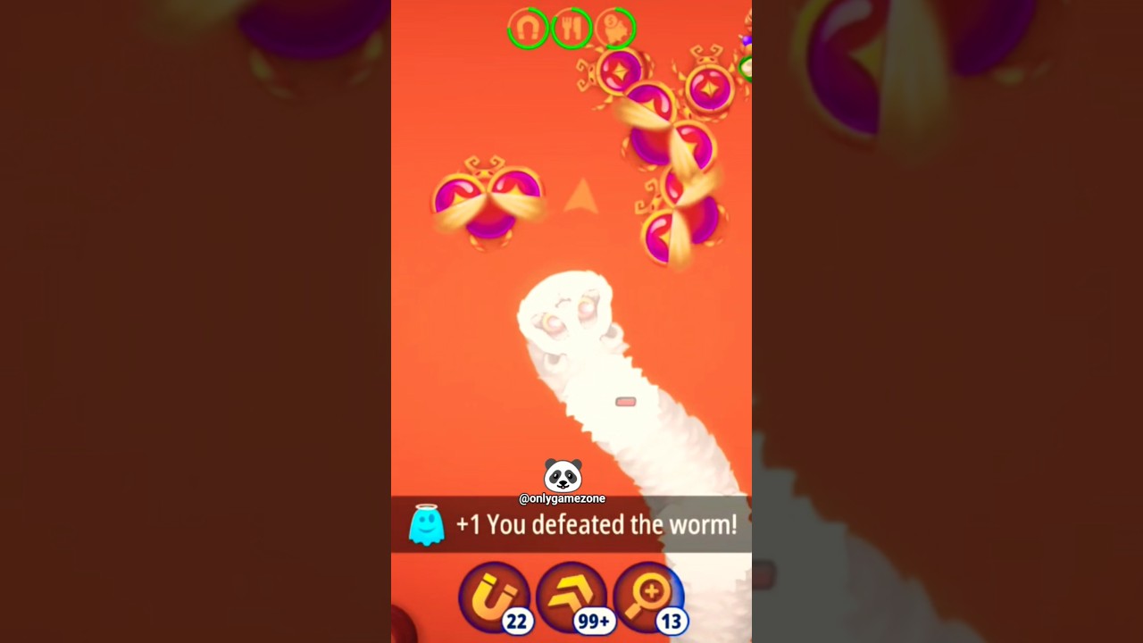 WORM ZONE 🐍#gaming#snake#fypシ゚viral#shorts