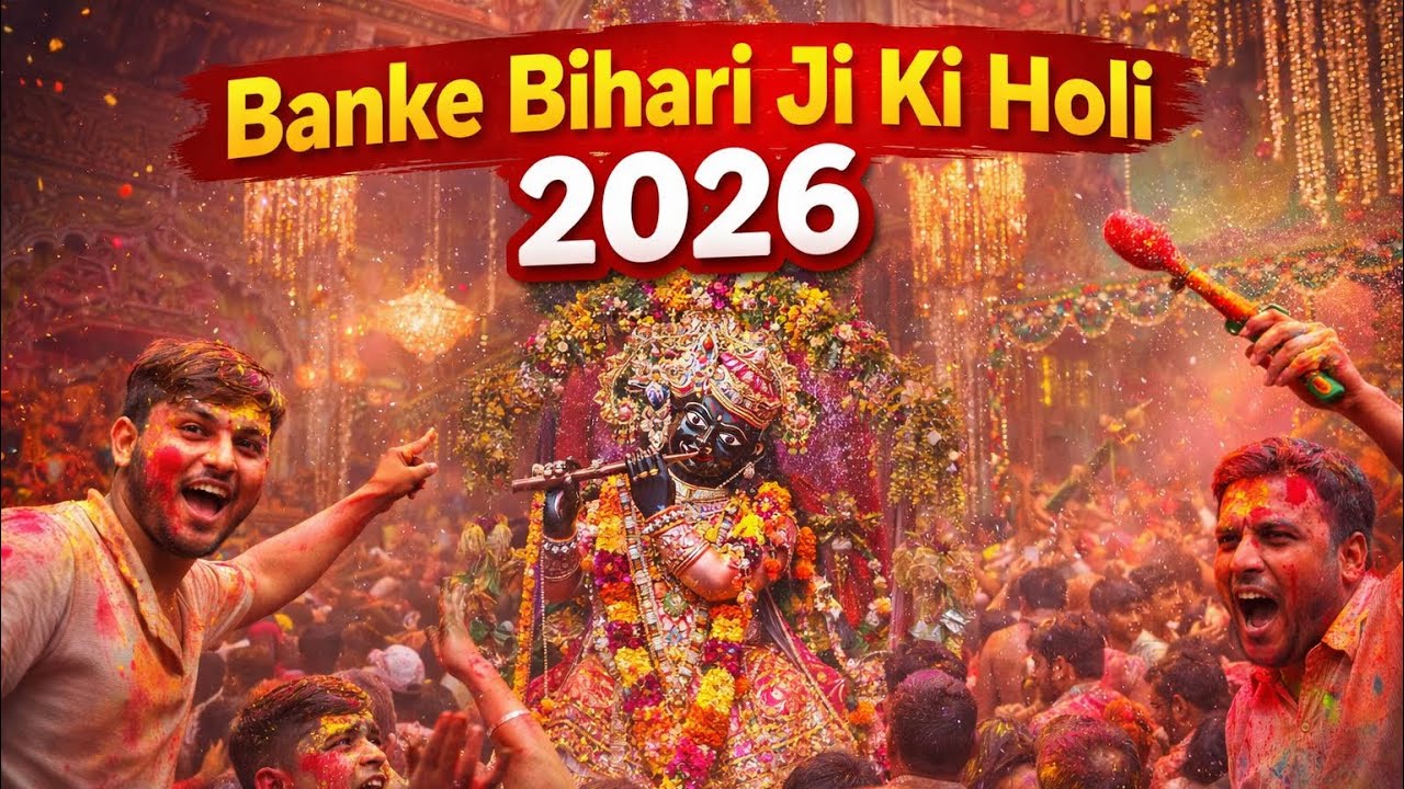 Banke Bihari ji ki Holi 🫟🔥 || Vrindavan vlog 2026❤️ || Final part 🤗👊 || lifestyle deepak official 