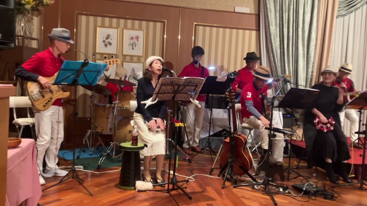 🎶朝まで踊ろう(館ひろしcover)🎶48年卒袋井商業高校同窓会 in掛川パレスホテル😉