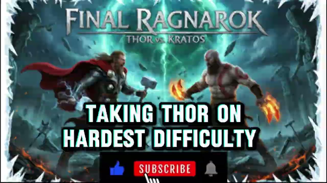 Two Fathers, One Choice | Kratos vs Thor Final Fight in GOW Ragnarok #godofwar #gaming #ps5 #kratos 
