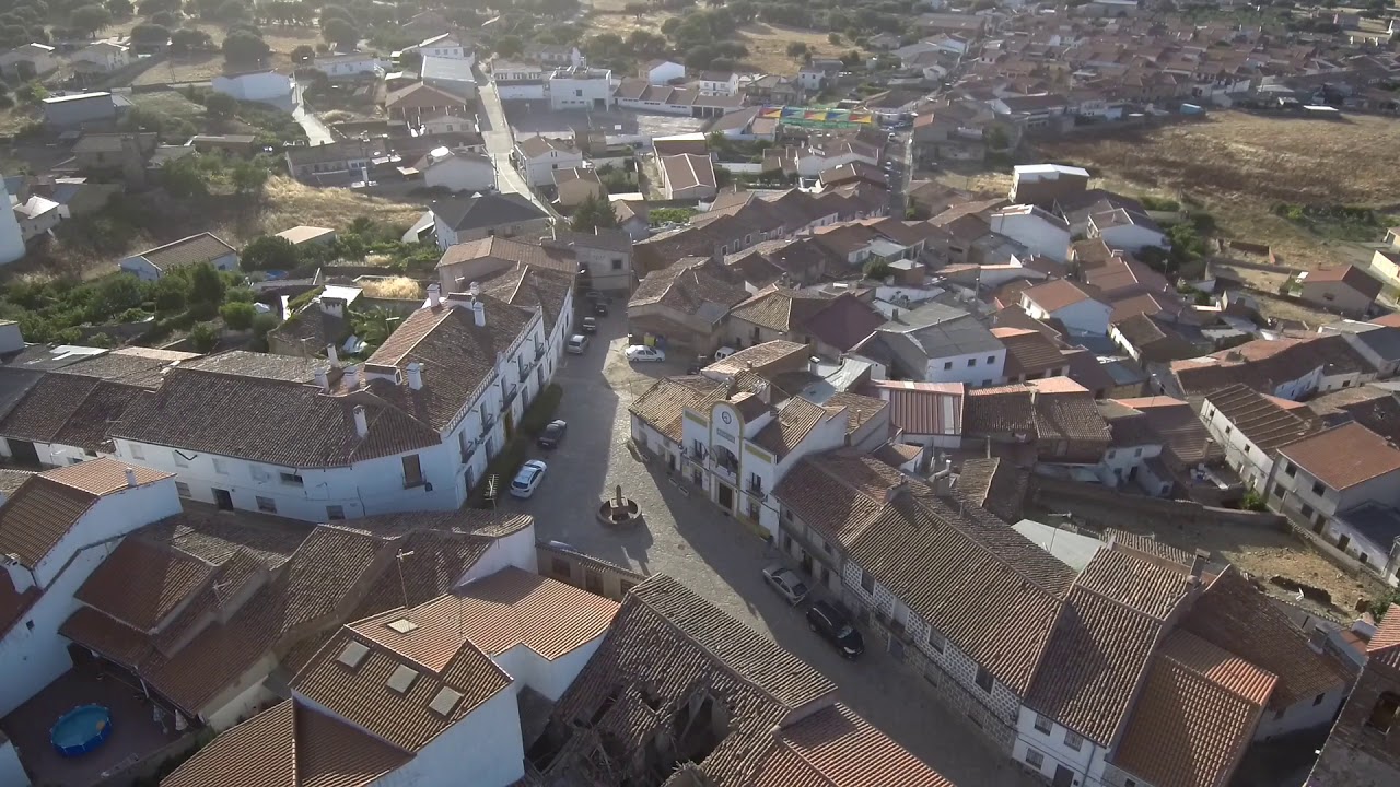 helechosa de los montes desde el aire verano 2018