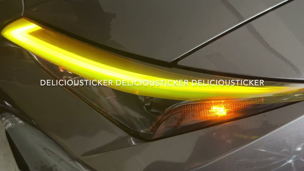 For Lexus IS 2021-2025 How to apply tint on your DRL Headlight