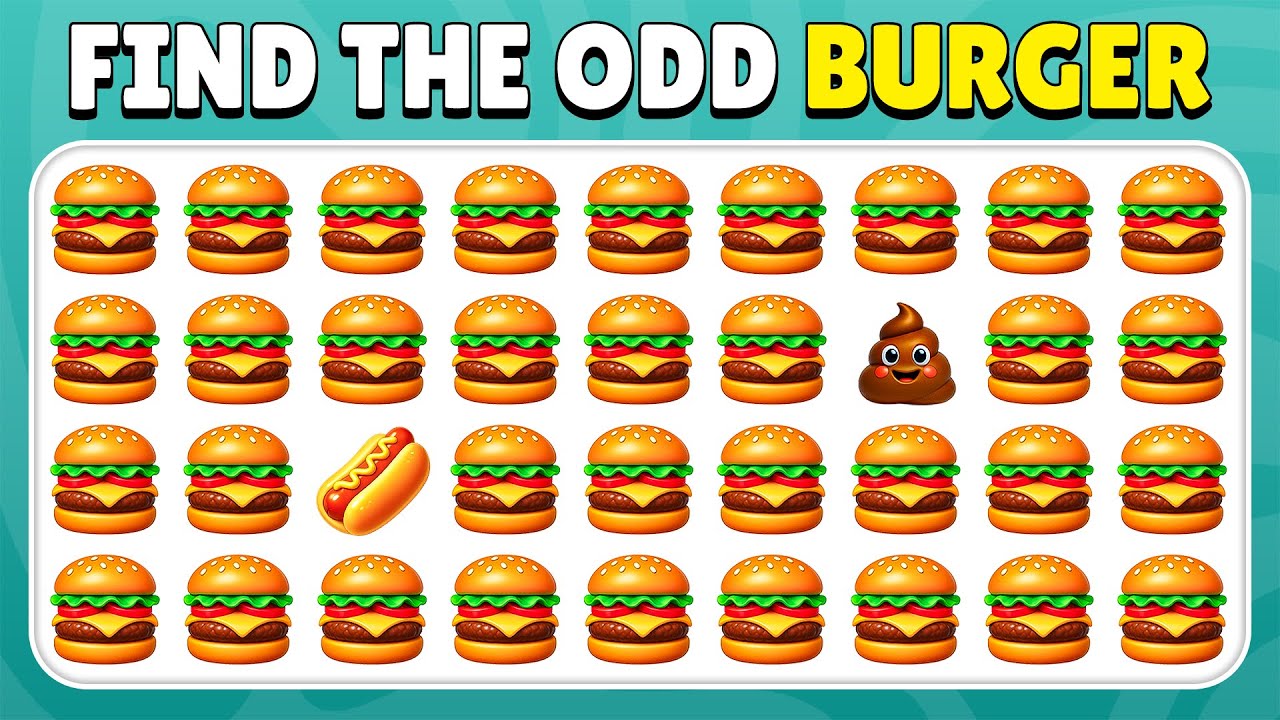 Find the ODD One Out – EXTREME Junk Food Edition 🍔🍩🍕 | 40 Levels | Easy, Medium, Hard | Quiz Bunny