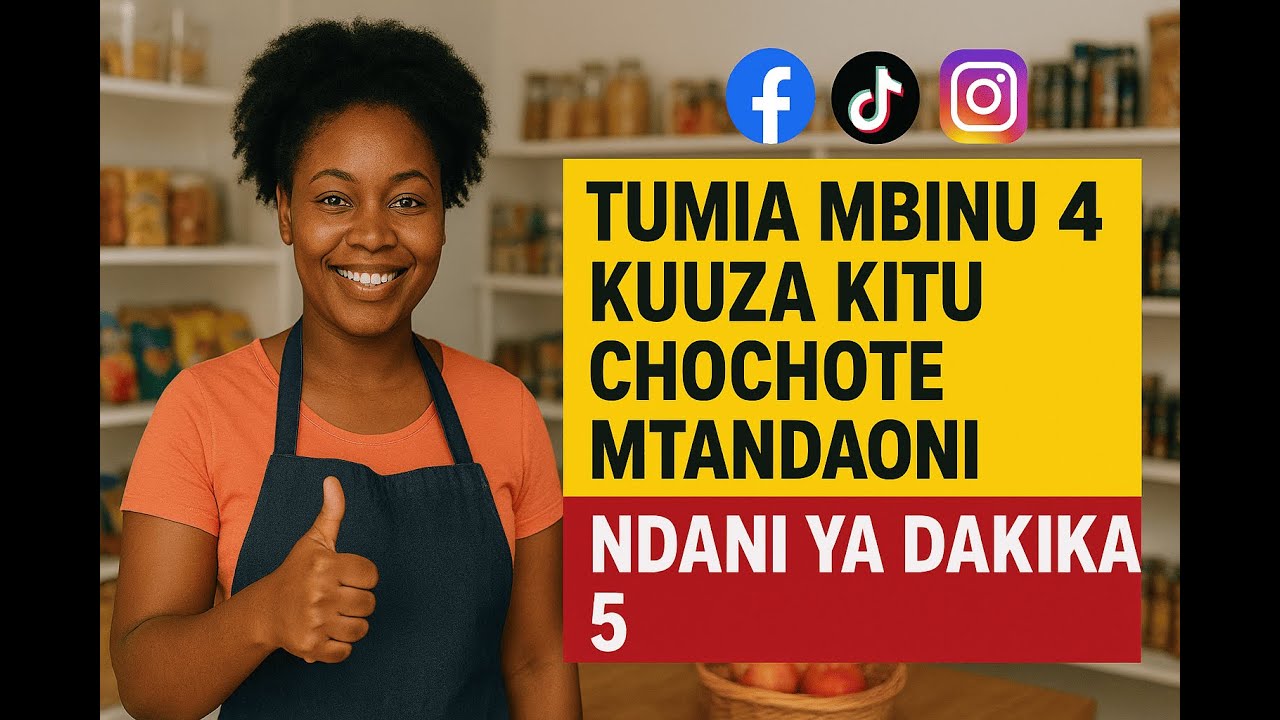TUMIA MBINU HIZI 4 KUUZA KITU CHOCHOTE MTANDAONI NDANI YA DAKIKA 5