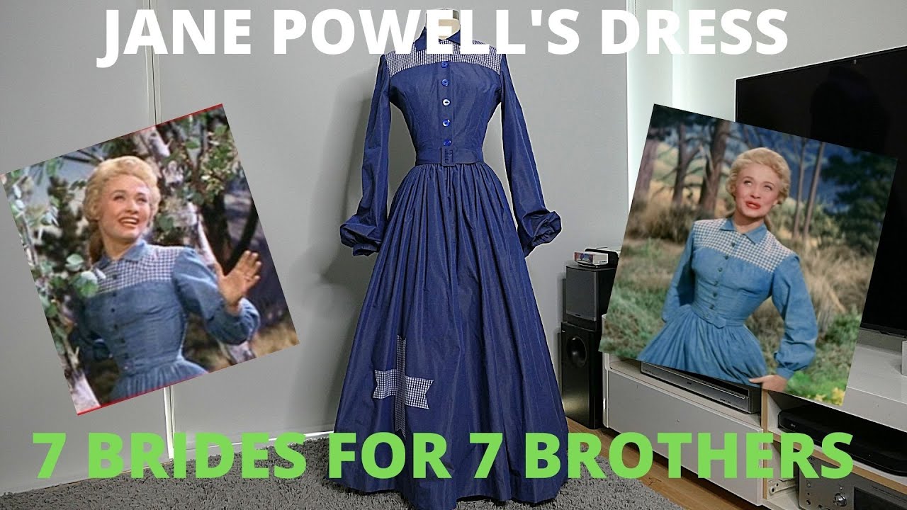 Sewing a Jane Powell Costume from the Movie Musical Seven Brides for Seven Brothers