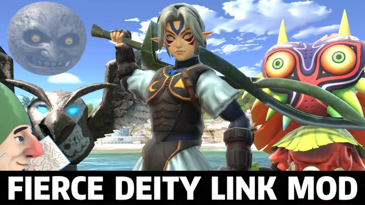 Impressive Fierce Deity Link Mod for Super Smash Bros. Ultimate!