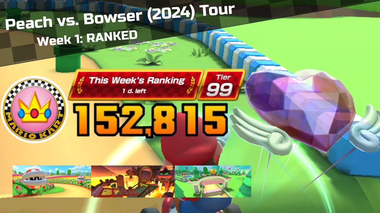 Mario Kart Tour | Peach vs. Bowser (2024) Tour: Week 1 Ranked Cup