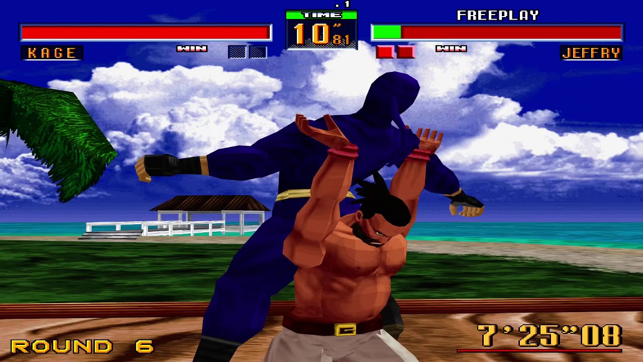 Virtua Fighter 2 Kage Playthrough