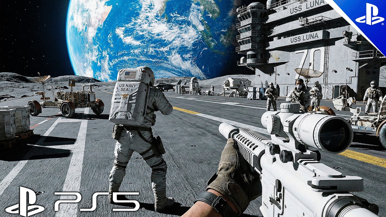 Mission Artemis II, An Invasion of the Moon. Realistic ULTRA Graphics Gameplay Call of Duty
