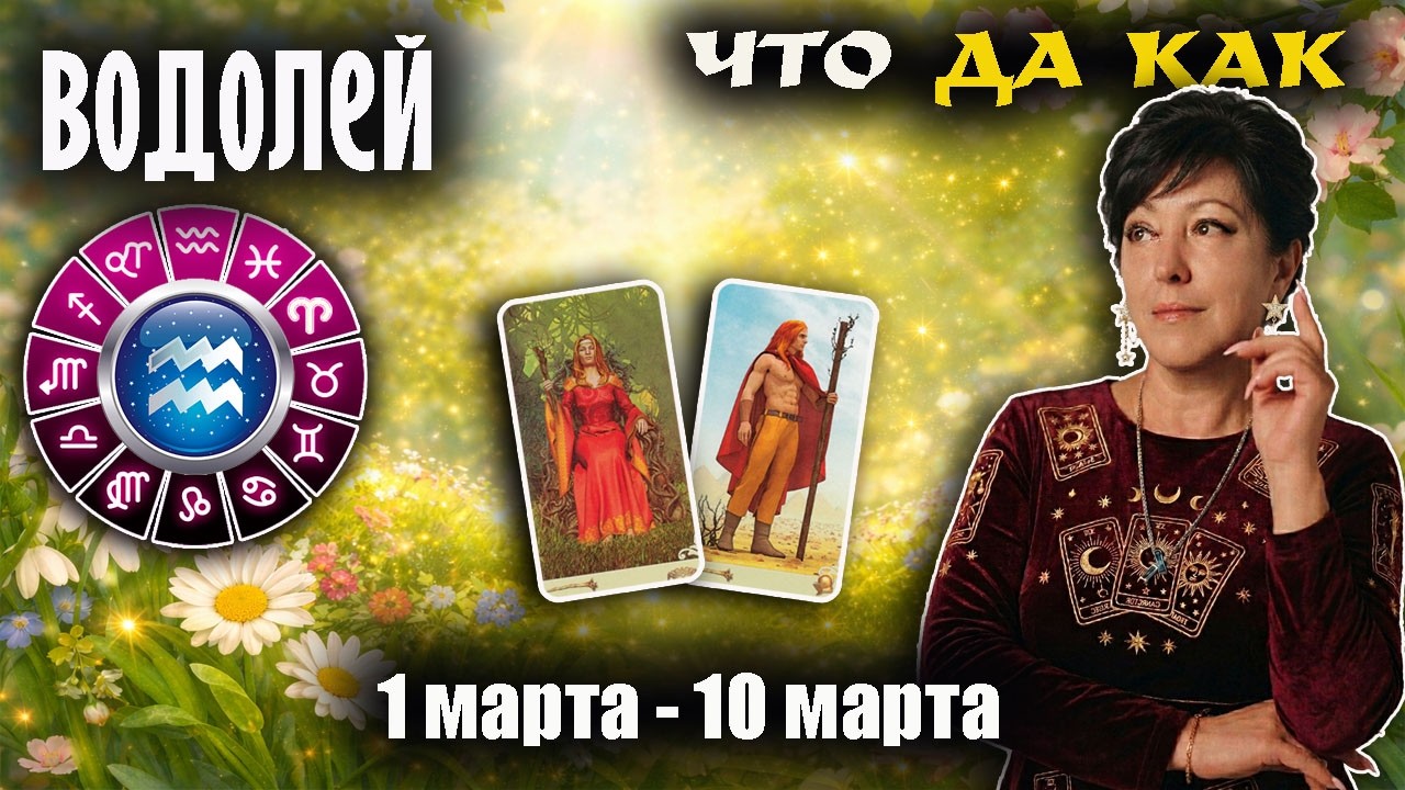 ♒ Водолей Прогноз с 1 по 10 марта