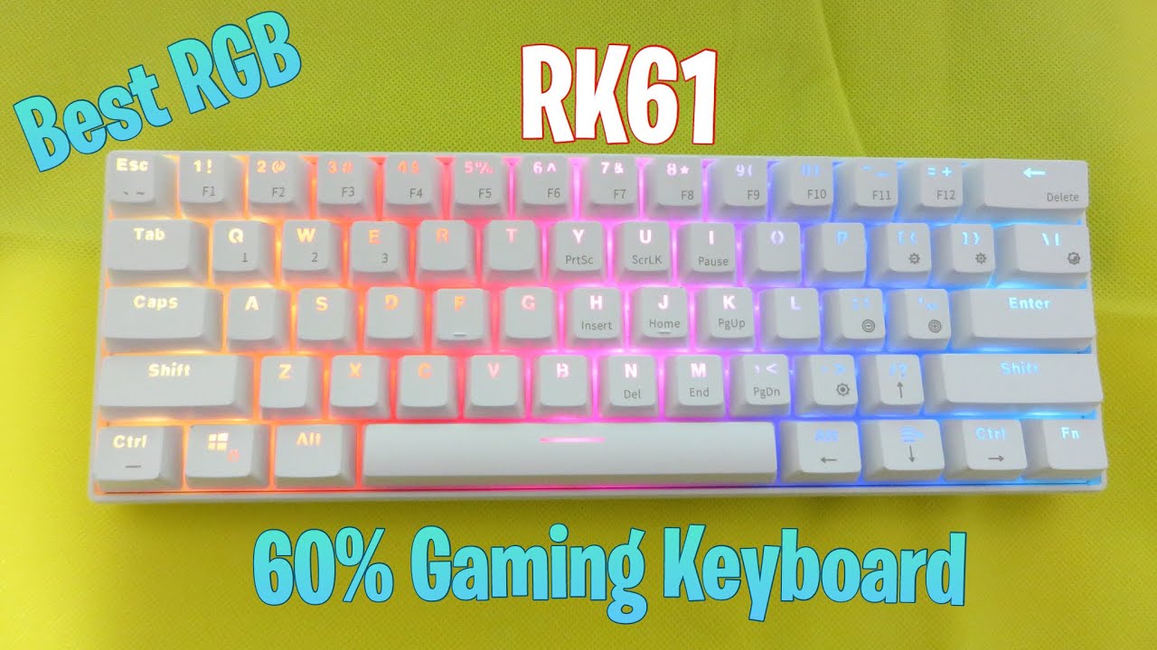 Royal Kludge RK61 60% Best RGB Mechanical Gaming Keyboard Unboxing and Review - Fortnite Gameplay