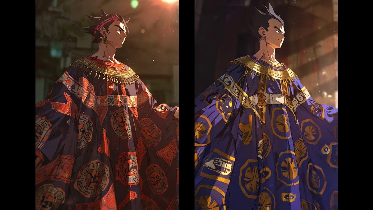 Creating an Art Toy Inspired by a Royal African Outfit (Toghu)