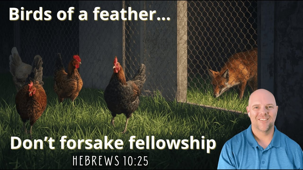 Birds of a feather...don't forsake fellowship: Hebrews 10:25