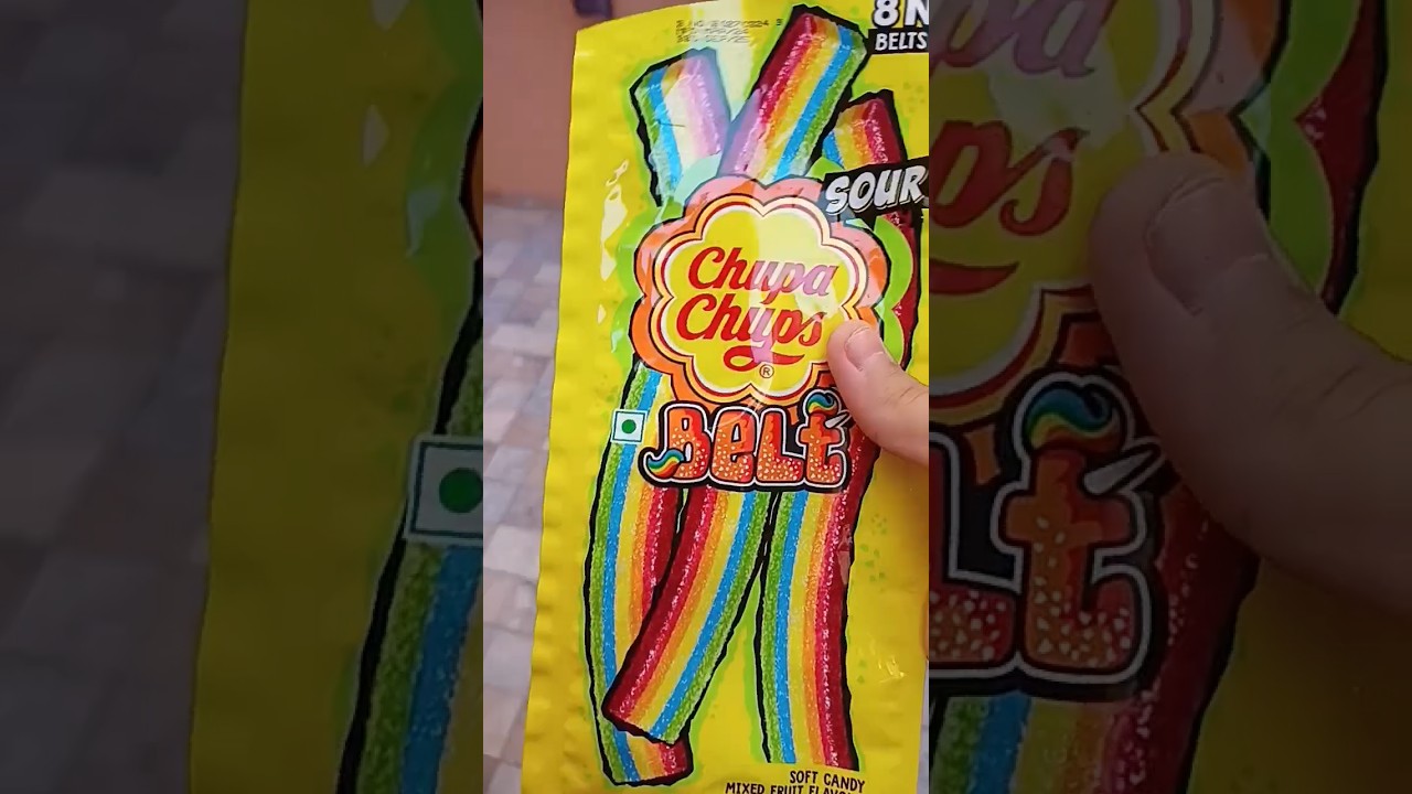 trying frozen rainbow belts #shorts #viral #frozen #fyp