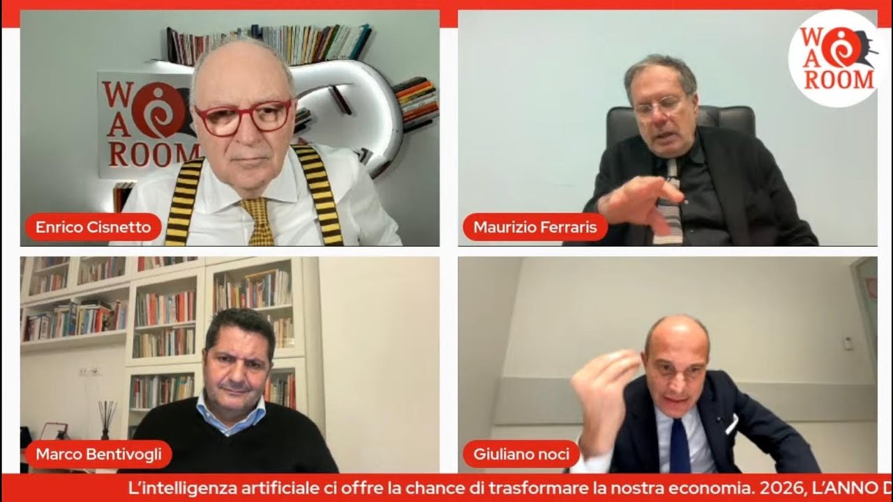 War Room di Enrico Cisnetto con Marco Bentivogli, Giuliano Noci e Maurizio Ferraris