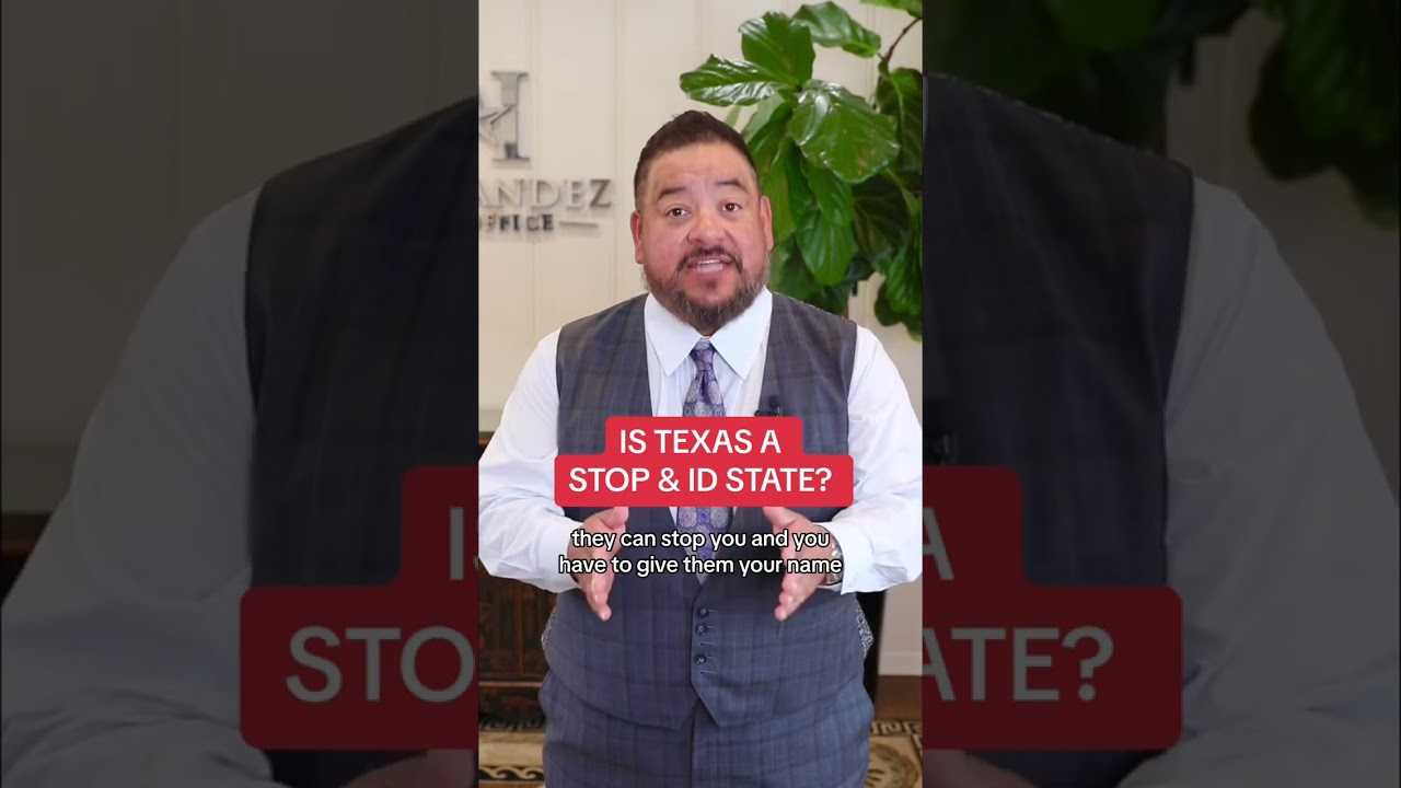 Is Texas a Stop & ID state? 🤔 #texas #lawyer #virał #police #cops #law #knowyourrights