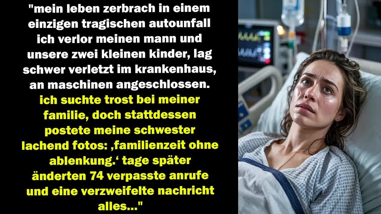 ＂tragischer unfall nahm meinen mann und meine kinder – dann postete meine schwester lachend fotos＂