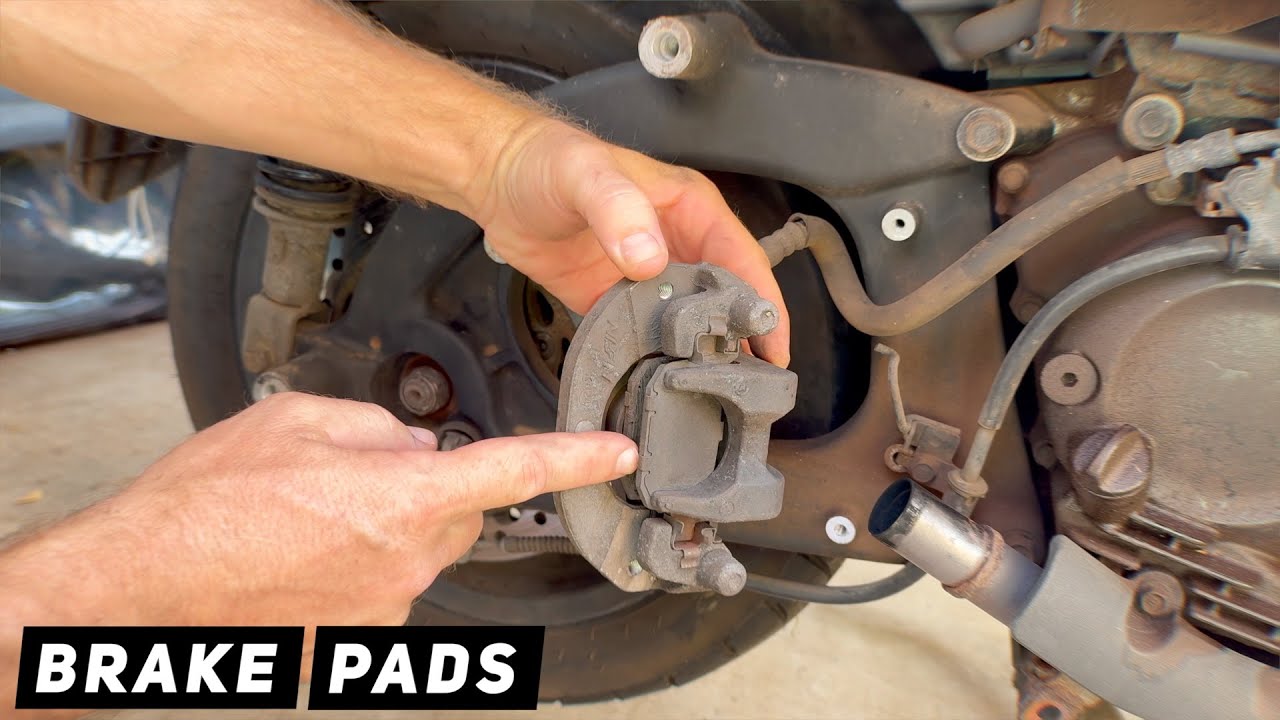 Honda Forza 300 - Rear Brake Pads Replacement | Mitch's Scooter Stuff