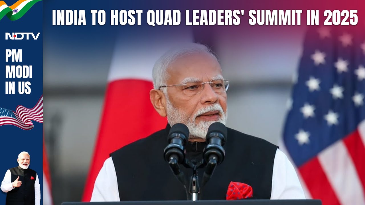 PM Modi In US | India To Host Quad Leaders' Summit In 2025, PM Modi Sets The Agenda