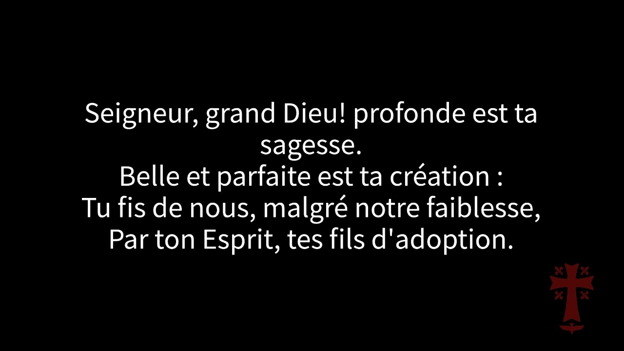 Célébrons Dieu #33 - Seigneur, grand Dieu